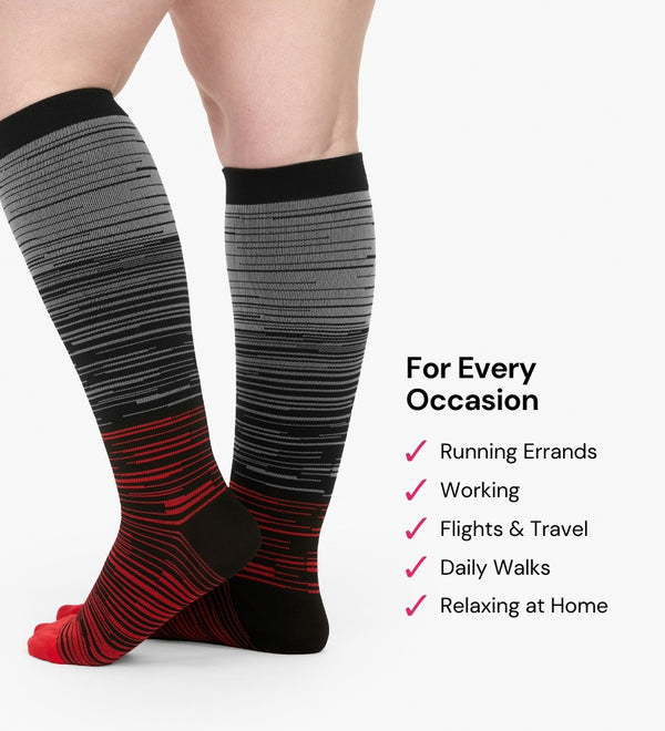 Stepise™ Stripes Compression Socks